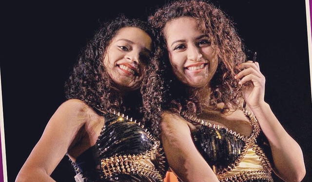  Ana Claudia Urbina y su hermana gemela, Ana Lucía Urbina, cuando pertenecían a Corazón Serrano. Foto: Facebook<br><br>    