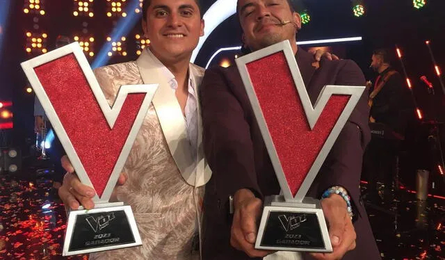  Luis Manuel se corona como ganador de la sexta temporada. Foto: Instagram/La voz Perú    