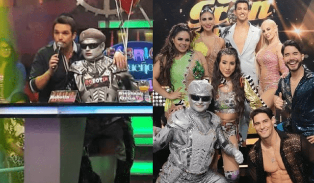  'Robotín' ha sido convocado para diferentes programas de TV como "Fábrica de sueños" y "El gran show". Foto: composición LR / captura Instagram 