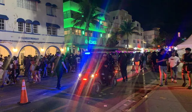 Durante el último fin de semana Miami Beach ha registrado dos tiroteos. Foto: @elnacionalpy/Twitter   