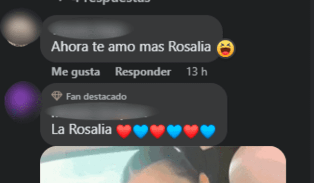  Los comentarios de los hinchas del FC Barcelona sobre Rosalía. Foto: FC Barcelona/Facebook 