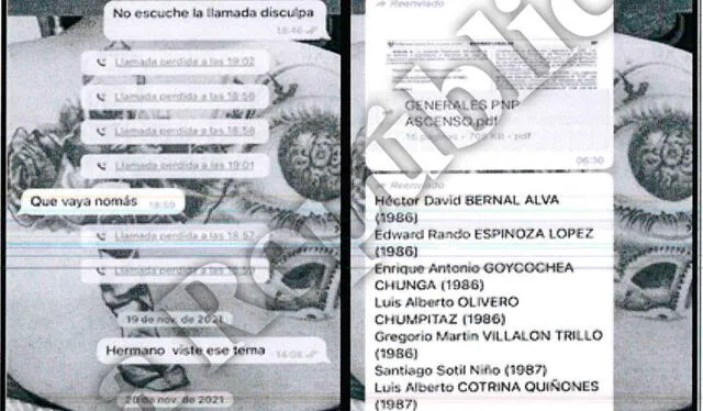  Chats del WhatsApp de 'el Español' que demuestran su afinidad con Alfaro. Foto: La República<br>    