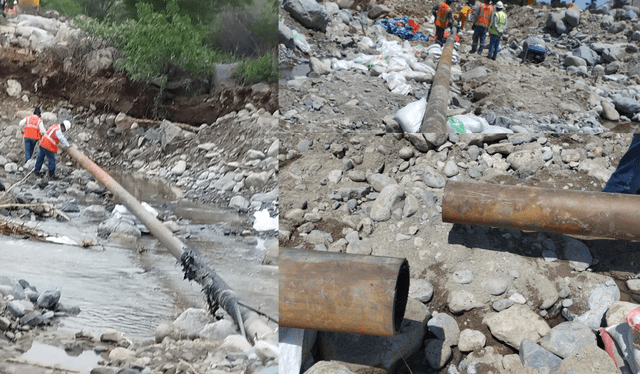  El mineroducto de Antamina es una tubería cuyo diámetro promedio no supera los 25 centímetros. Foto: difusión   