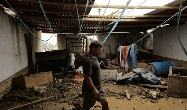 Decenas de familias resultaron afectadas tras paso de un huaico en Santa Rosa de Quives: Foto: Gerardo Marín/La República   