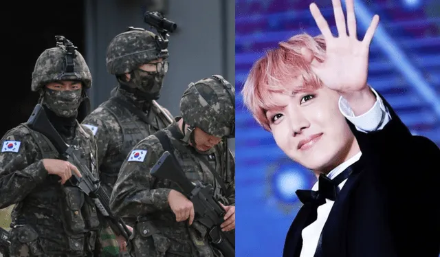  J-Hope será el segundo integrante de BTS que realiza el servicio militar. El primero fue Jin, el mayor de Bangtan. Foto: LR/Hybe/Naver 