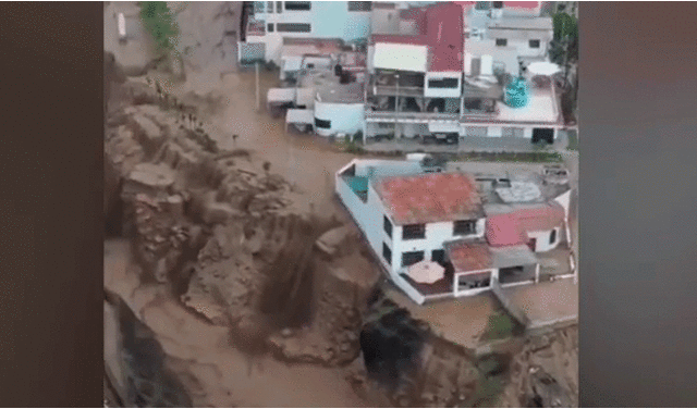  Vivienda de Punta Hermosa está a punto de colapsar tras resistir huaicos en 2017 y 2023. Foto: difusión