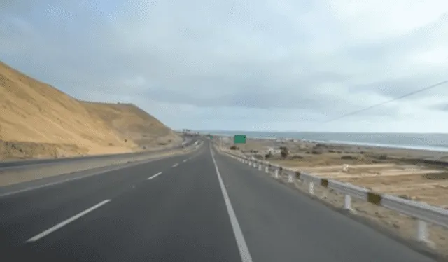 La carretera Panamericana cruza 10 regiones del Perú   