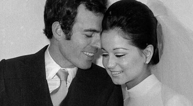   This is how Julio Iglesias and Isabel Preysler looked when they got married.  Photo: diffusion   
