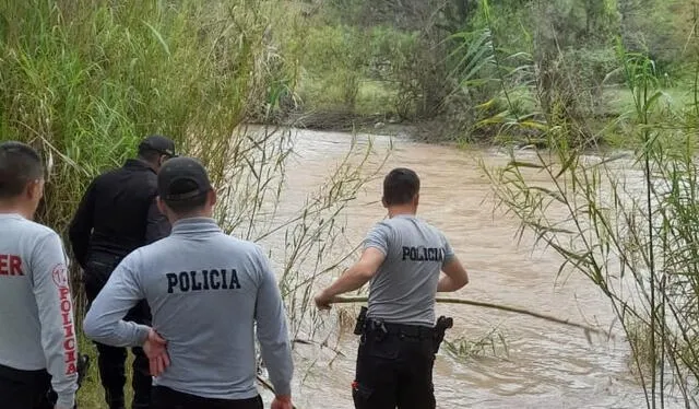 Continúa la búsqueda de la menor. Foto: PNP   