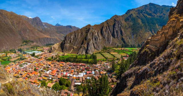 La vista desde el sitio arqueológico de Ollantaytambo es una de las preferidas de Cusco por los turistas. Foto: Howlanders   
