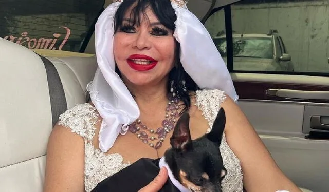  Susy y su perrito Chiqui. Foto: Susy Díaz/ Instagram<br>   