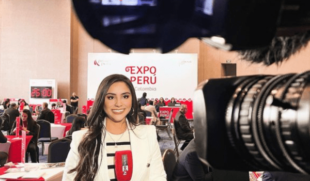  María Fernanda Montenegro reportera de TV Perú. Foto: Instagram   