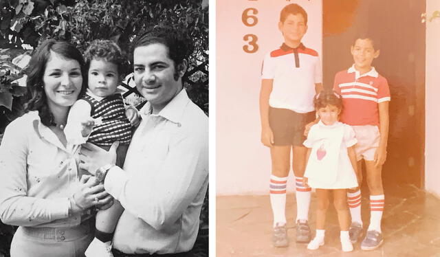  Ricardo Morán con sus padres y sus dos hermanos. Foto: Ricardo Morán Facebook<br><br>    