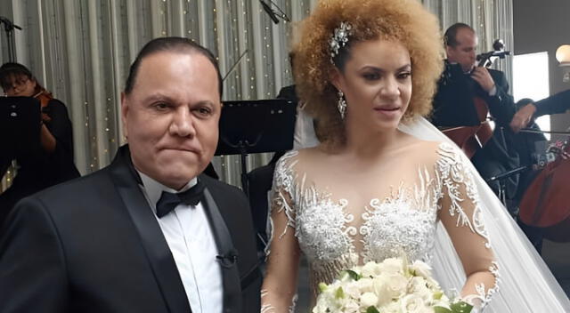 Lisandra Lizama y Mauricio Diez Canseco se casaron en el 2022. Foto: GLR   