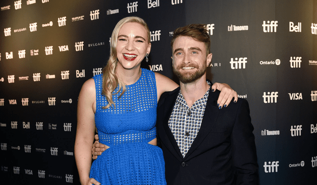  Daniel Radcliffe y Erin Drake se conocieron grabando una película. Foto: AP 