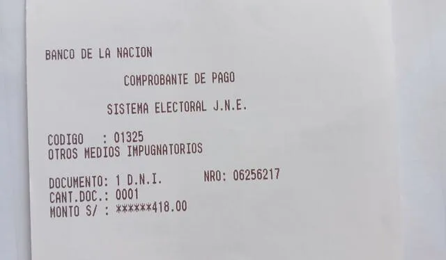  Voucher del 9 de junio de 2021. Foto: Epicentro TV     