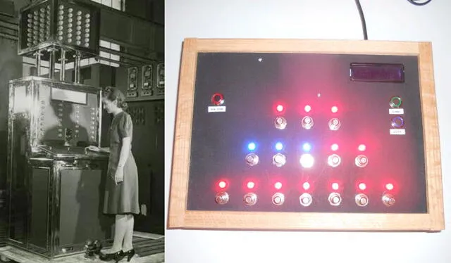  NIM, el primer videojuego electrónico-computarizado de la historia. Foto: Research Gate/Hackaday<br>   
