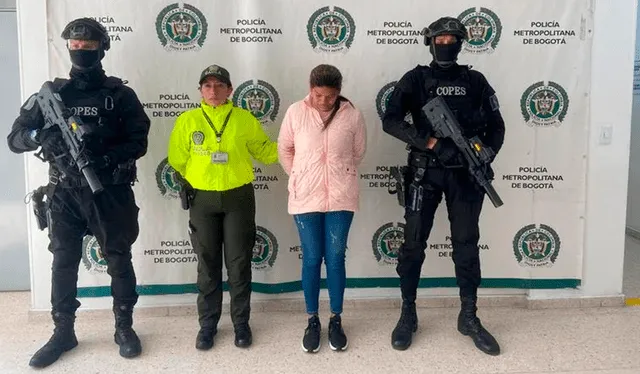 Julieth Vanessa Martínez Cantillo, alias Johana o Vanesa sería la cabecilla financiera de 'Los Rastrojos Costeños'. Foto: Policía de Colombia    