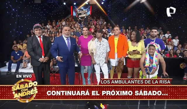  Pompinchú en el programa "Los ambulantes de la risa". Foto: Panamericana TV   