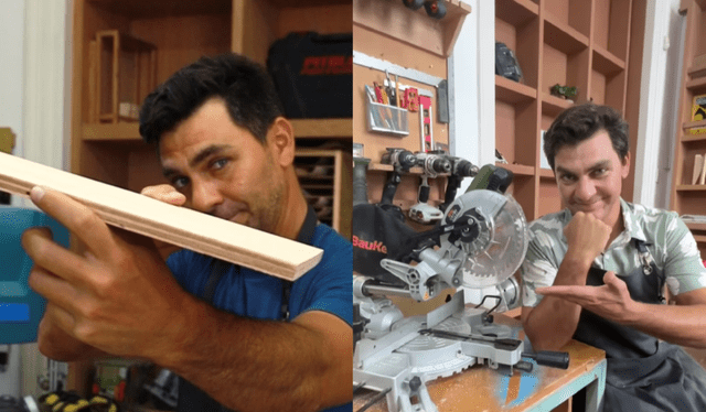  Joaquín de Orbegoso es apasionado por la carpintería. Foto: composición LR/Instagram   