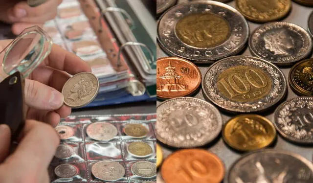 Las monedas de colección son buscadas por aficionados a la numismática. Foto: composición LR/Boxmotions/Bankinter