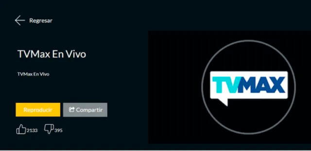 A través de TVN Pass podrás ver toda la programación de TV MAX por internet. Foto: captura   