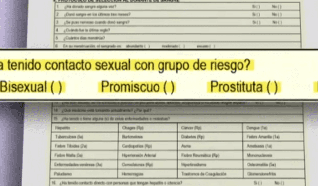  Formato EG05 de EsSalud para elección del postulante a donar. Foto: captura de Latina<br>   