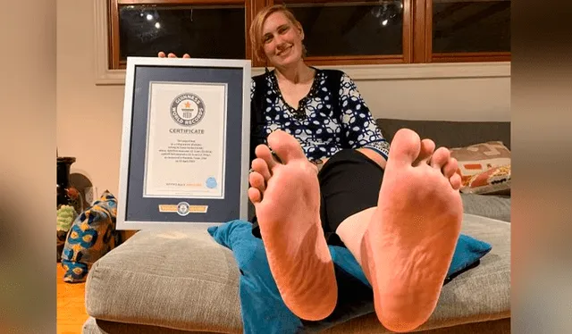  Mujer de Teas rompe récord Guinness por tener los pies más grandes del mundo. Foto: Dallas Morning News    