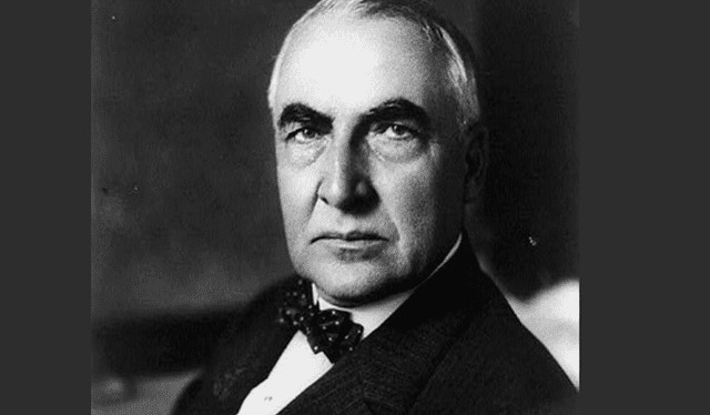  Warren Gamaliel Harding fue el vigésimo noveno presidente de los Estados Unidos, sirviendo desde 1921 hasta su muerte en 1923. Foto: PBS    