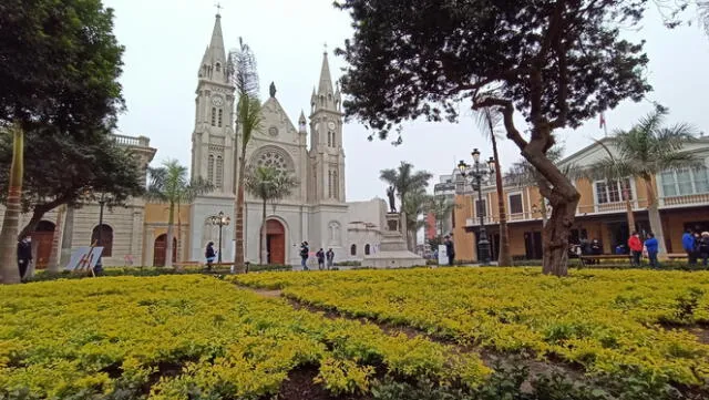 Iglesia La Recoleta, ubicada en la Plaza Francia del Centro histórico de Lima. Foto: Joel Robles de La República   