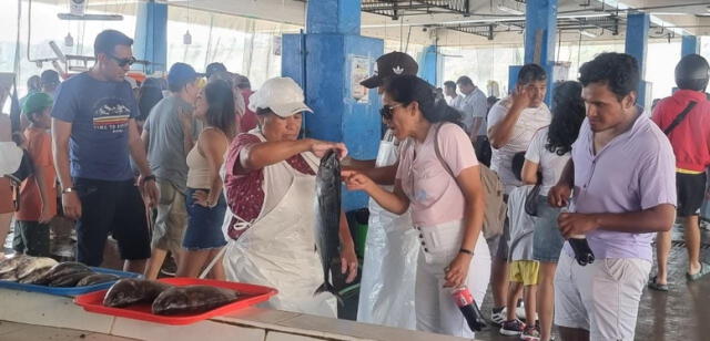 El pescado más demandado es el bonito por ser el más módico pese al incremento del precio. Foto: Bella Alvites / La República 