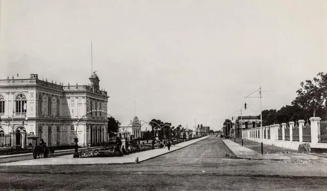 Paseo Colón, ubicado en Lima, en 1904. Foto: Repositorio PUCP 
