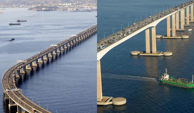 El puente ubicado en Brasil tiene 49 años de vigencia. Foto: composición LR/difusión/Arquitectura Latino América   