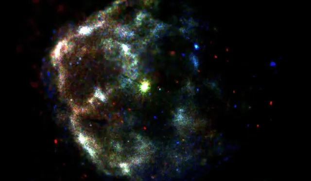  Remanente de supernova HESS J1731-347. Foto: ESA    