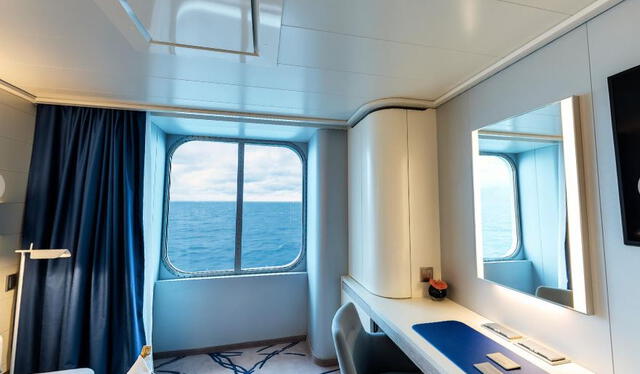 Outise Cabin del Hanseatic Spirit. Foto: Hapag Lloyd cruises   