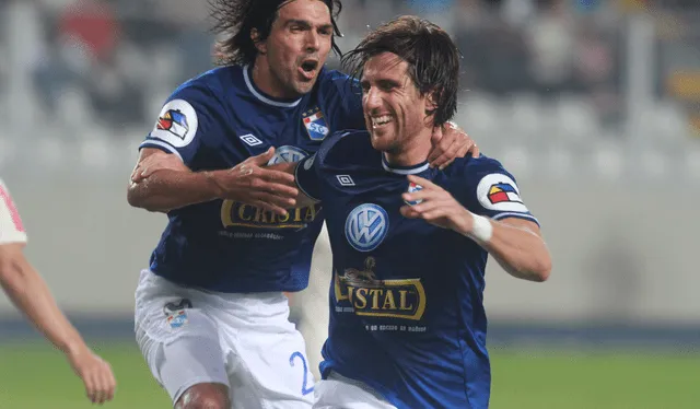 Nicolás Ayr y Jorge Cazulo fueron los importantes refuerzos extranjeros de Sporting Cristal en 2012. Foto: archivo/GLR   