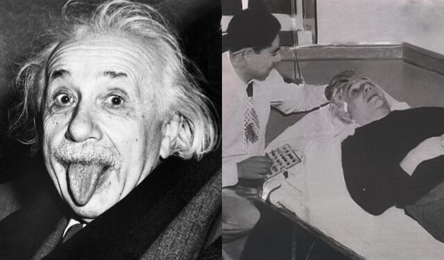 Durante el examen que le realizó el médico peruano, Albert Einstein contó que estaba preocupado por su teoría de la relatividad. Foto: composición LR/Facebook/Mi antiguo Perú TV/BBC   