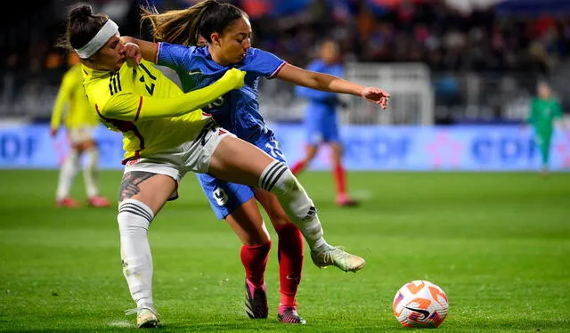Colombia tuvo un reto difícil ante Francia. Foto: AFP   
