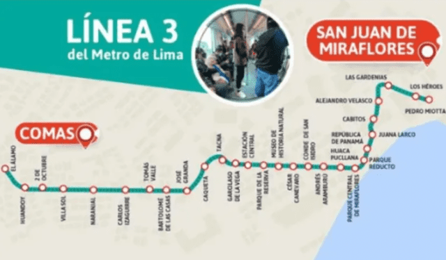  La Línea 2 del Metro de Lima contará con 28 estaciones. Foto: MTC   