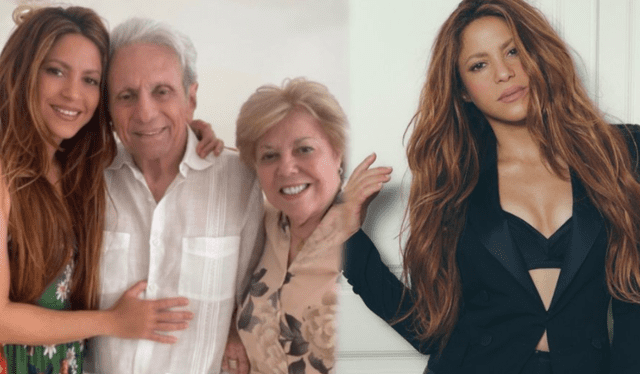 Los padres de Shakira le mostraron su apoyo luego de la ruptura con Gerard Piqué. Foto: Composición / Shakira / Instagram    