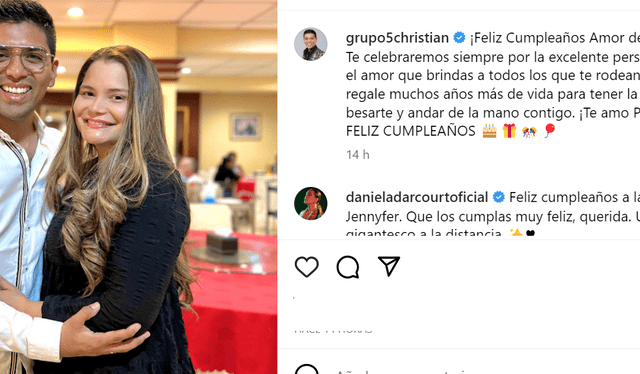  Christian Yaipén celebra el cumpleaños de su esposa. Foto: captura de Instagram   