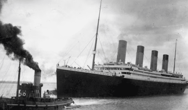 Peter Daly viejó en primera fila en el Titanic sin saber que el barco se hundiría. Foto: AFP   