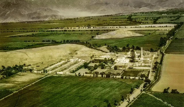 La hacienda Naranjal se ubicó en el territorio actual del distrito de Los Olivos. Foto: Archivo Servicio Aerofotográfico Nacional   