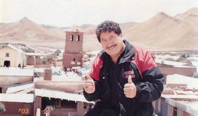  Isaac Sarmiento en Ninacaca, Pasco (1998). Foto: archivo de Isaac Sarmiento    
