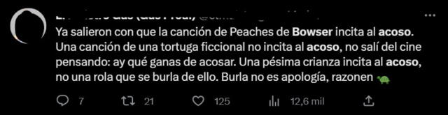  Usuarios opinan sobre la trama de Bowser y Peach. Foto: Twitter   
