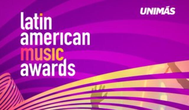  Los Latin American Music Awards podrá sintonizarse de manera online. Foto: AMAs/Twitter   
