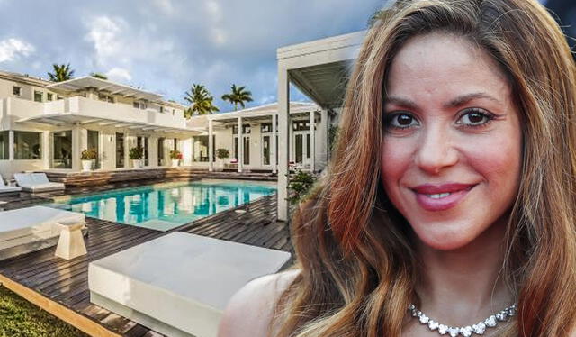La mansión de Shakira está ubicada en una de las zonas más ricas de Miami. Foto: composición LR/difusión/AFP<br>   