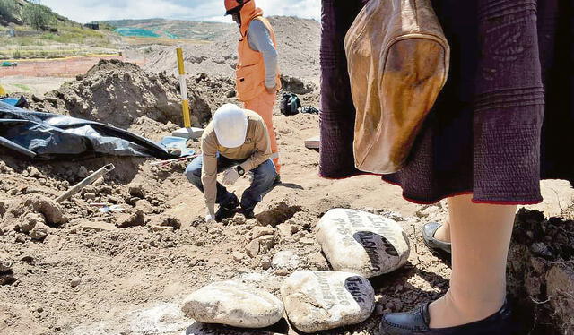 Evidencia. El hallazgo de restos óseos enterrados clandestinamente en los linderos del cuartel confirma que los militares practicaban las ejecuciones extrajudiciales. Foto: difusión   