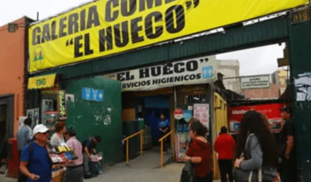  El centro comercial El Hueco se ubica en la avenida Abancay. El Popular   