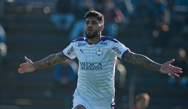 Adrián Balboa goza de un buen presente en el Defensor Sporting, de su país. Foto: Defensor Sporting 